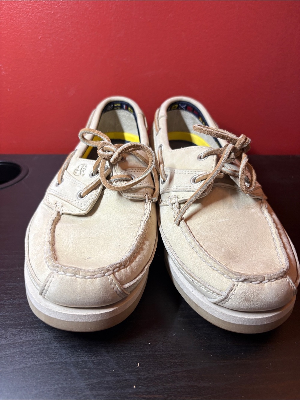 Timberland Men's Tan Suede Boat Shoes